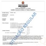 Certidão Conjunta de Débitos de Tributos Mobiliários