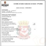 Certidão de Dados Cadastrais do Imóvel