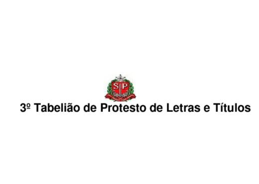 3º TABELIONATO DE PROTESTO